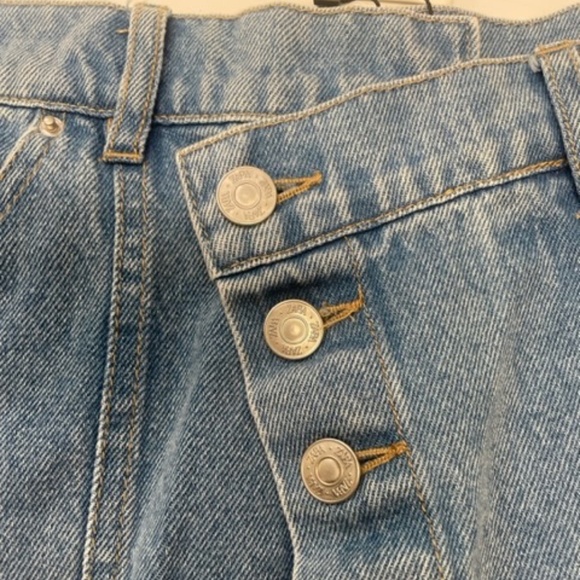 NWT Zara Denim Sash Belt Micro Mini Skirt Jean Cover Up main image 7